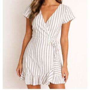 abercrombie corset seamed linen-blend mini dress Abercrombie corset seamed midi